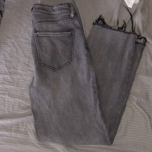 Sincerely Jules, gray straight leg jeans